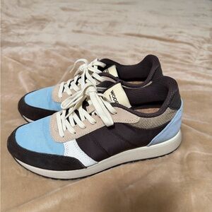 Woden Ronja Blue & Brown Sneakers Airflow Footbed Women’s 39/7.5